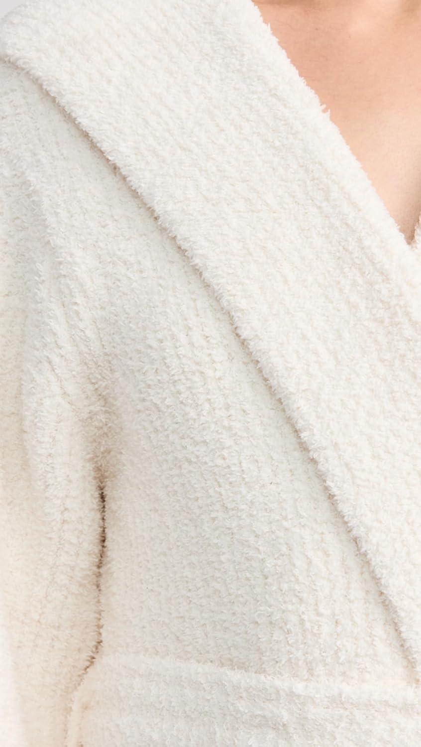 imageBarefoot Dreams CozyChic Ribbed Hooded RobeCream
