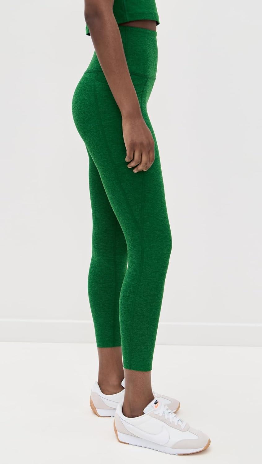 imageBeyond Yoga Womens Spacedye Out of Pocket HighWaisted Midi LeggingSummer Thyme Green Heather