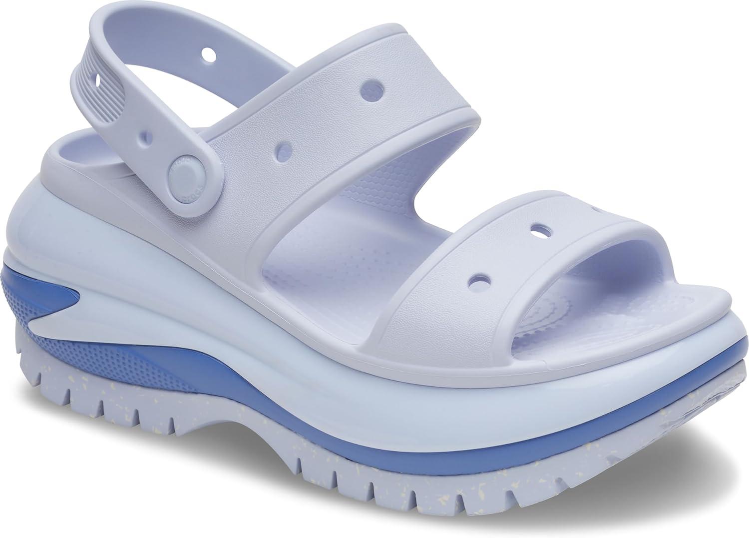 imageCrocs UnisexAdult Classic Mega Crush Sandal Platform SandalsDreamscape