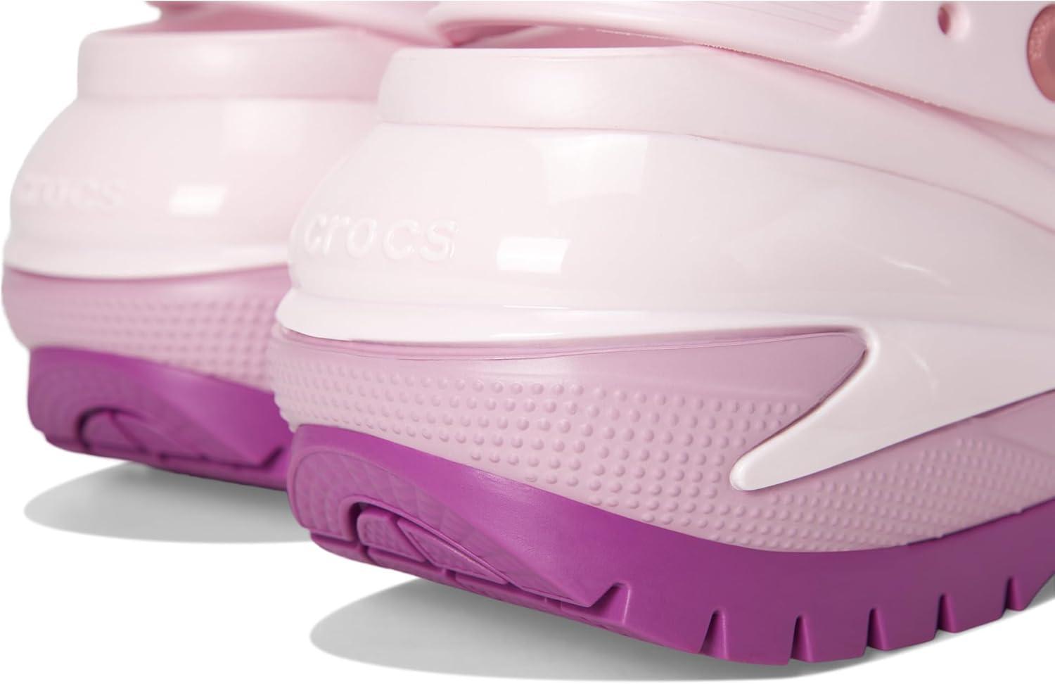 imageCrocs UnisexAdult Classic Mega Crush Sandal Platform SandalsHydrangea