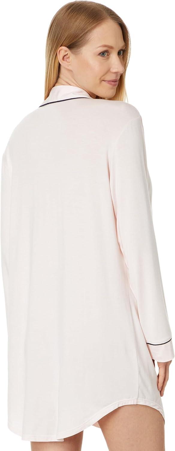 imageEberjey Gisele Classic Womens Pajama SleepshirtSorbetBlack