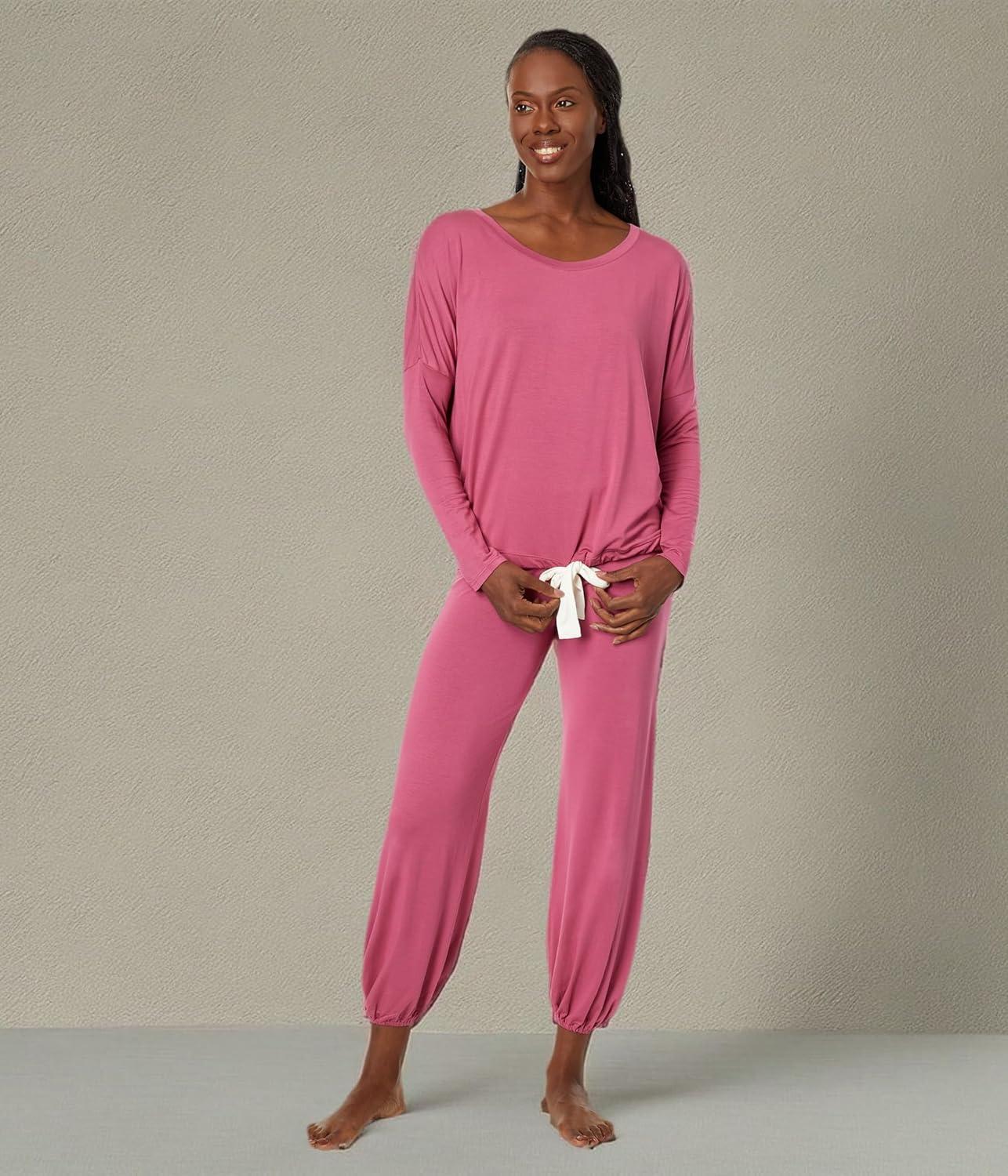 imageEberjey Gisele Slouchy SetRaspberryIvory