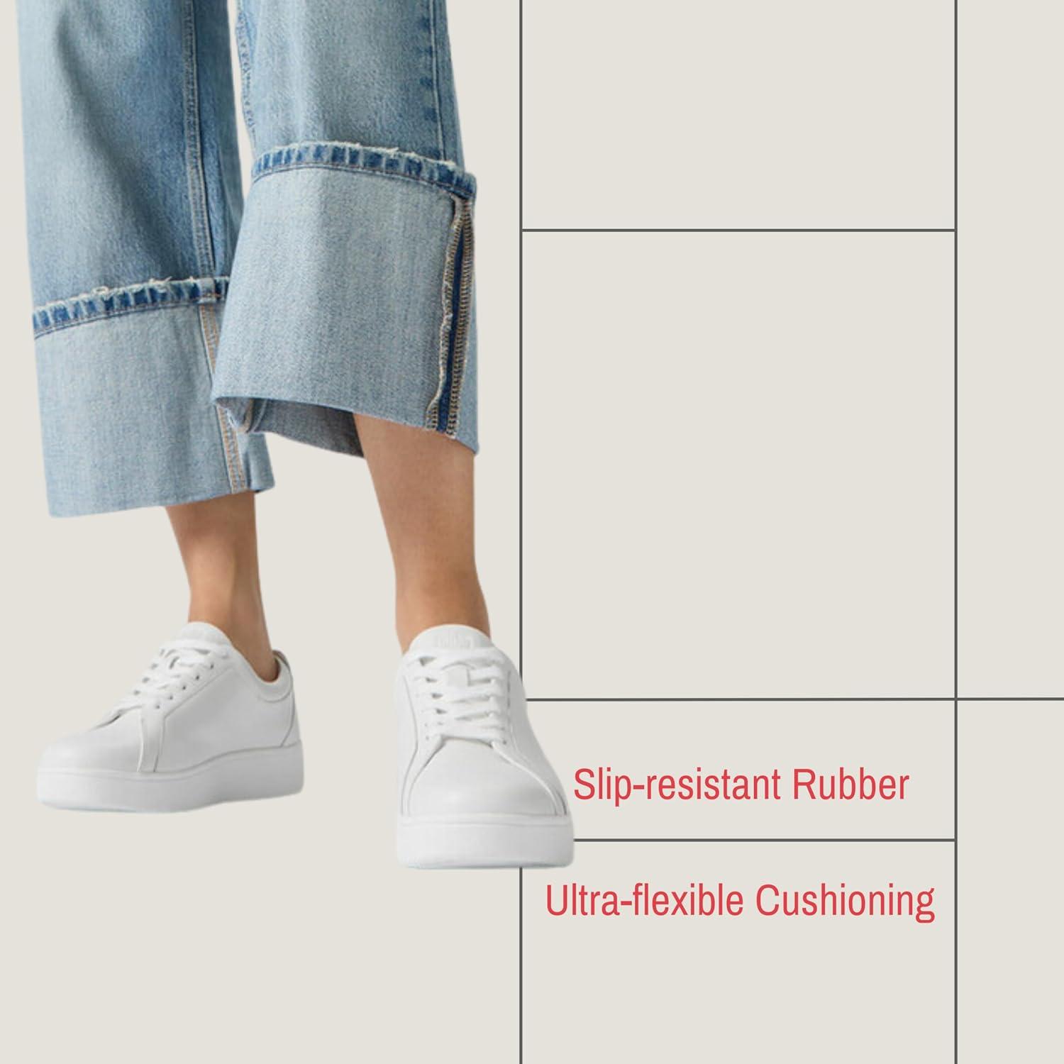 imageFitFlop Rally Leather SneakersUrban White