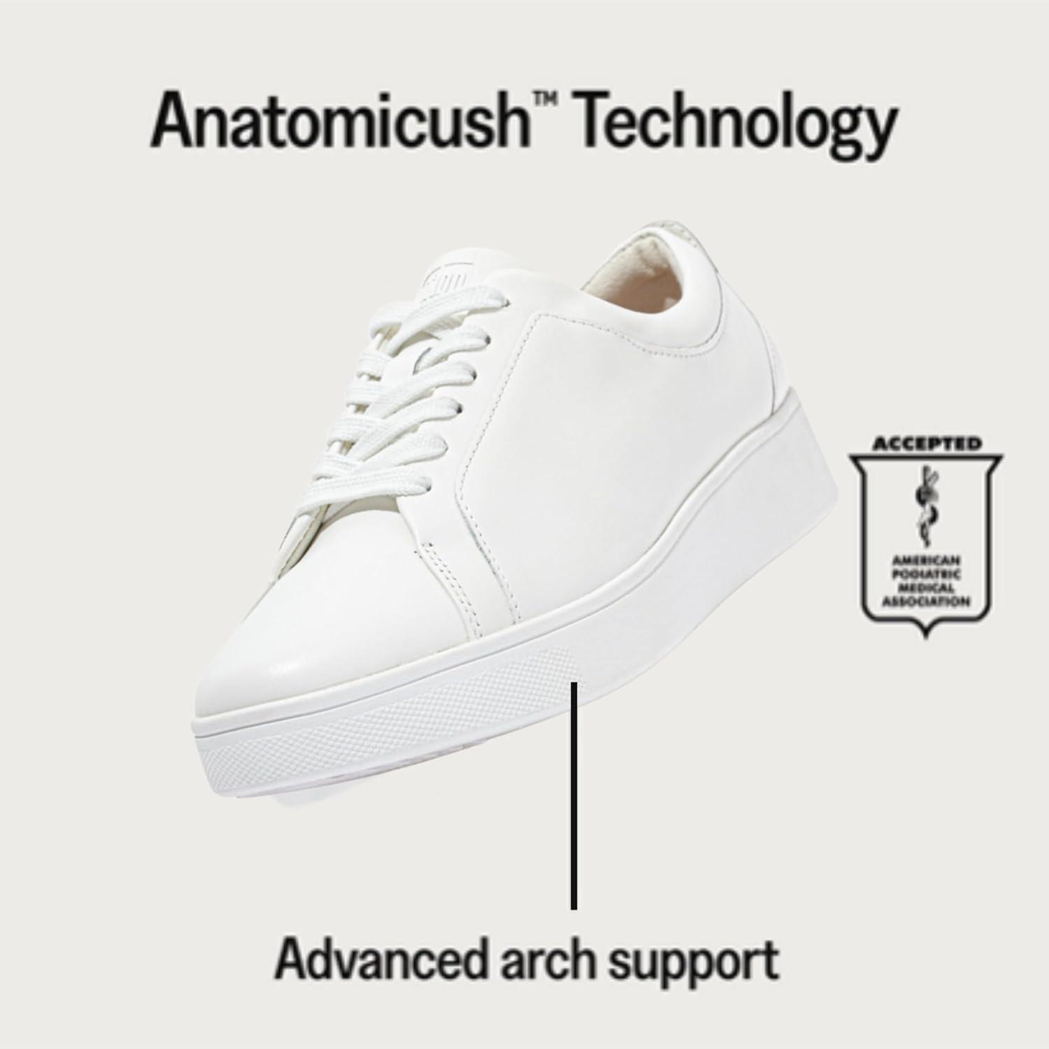 imageFitFlop Rally Leather SneakersUrban White