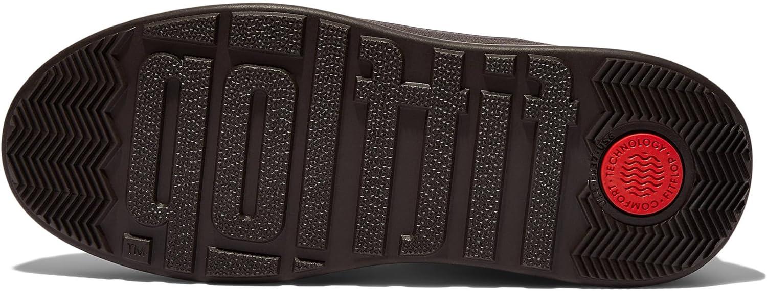 imageFitFlop Womens FMode Leather Flatform Penny LoafersPlummy