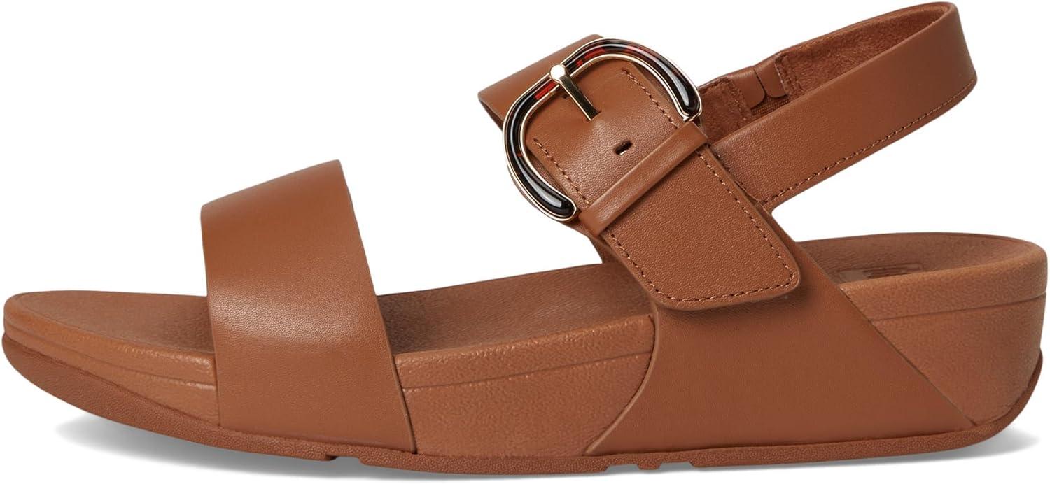 imageFitFlop womens Lulu Adjustable Leather Backstrap SandalsDeep Tan
