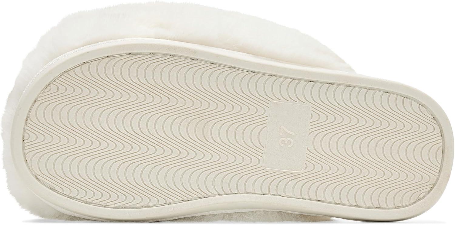 imageFree People Womens Snowball SlippersSnow Faux Fur