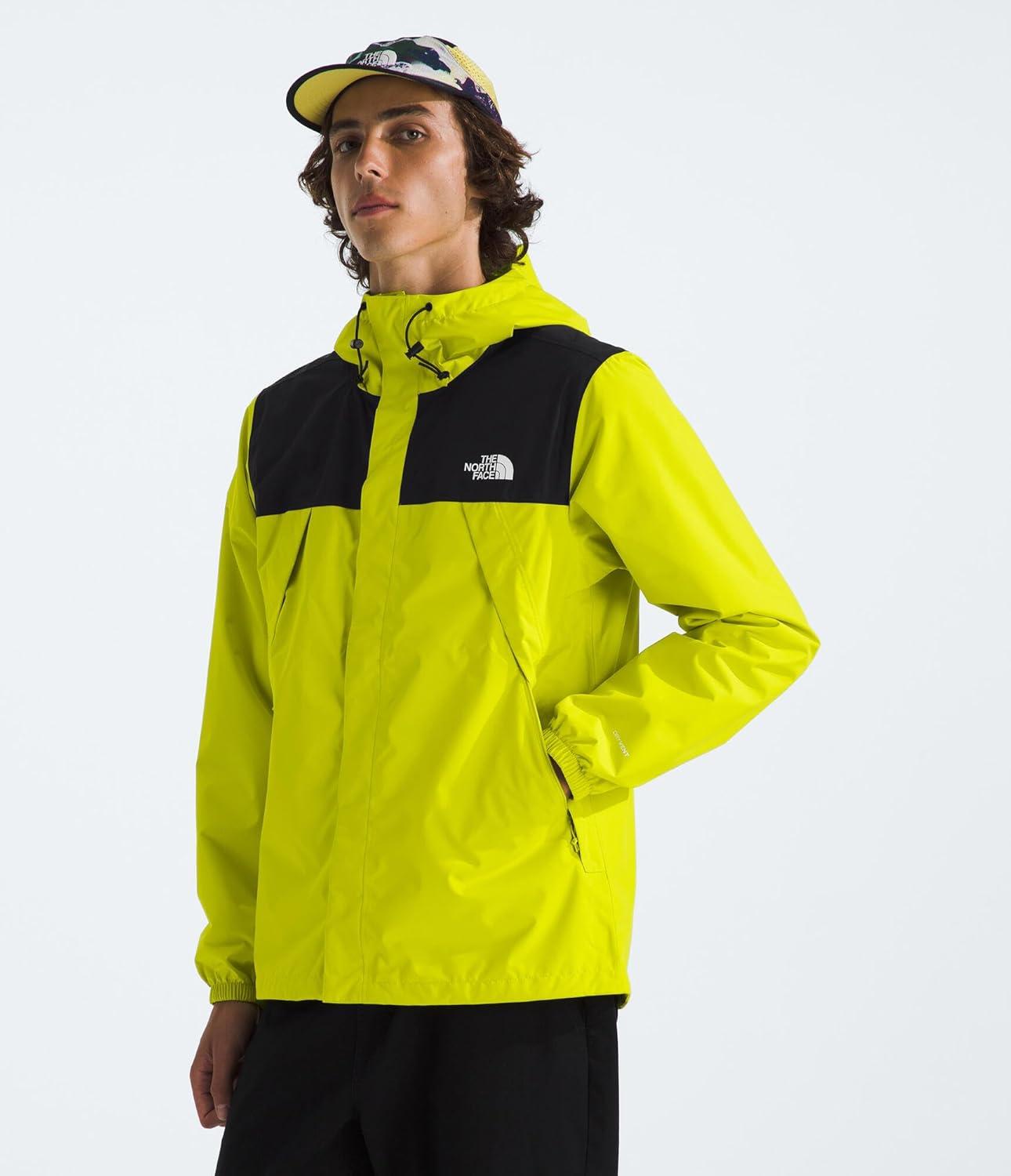 imageThe North Face Mens Antora Waterproof Jacket Standard and Big SizeSulphur Spring GreenTnf Black