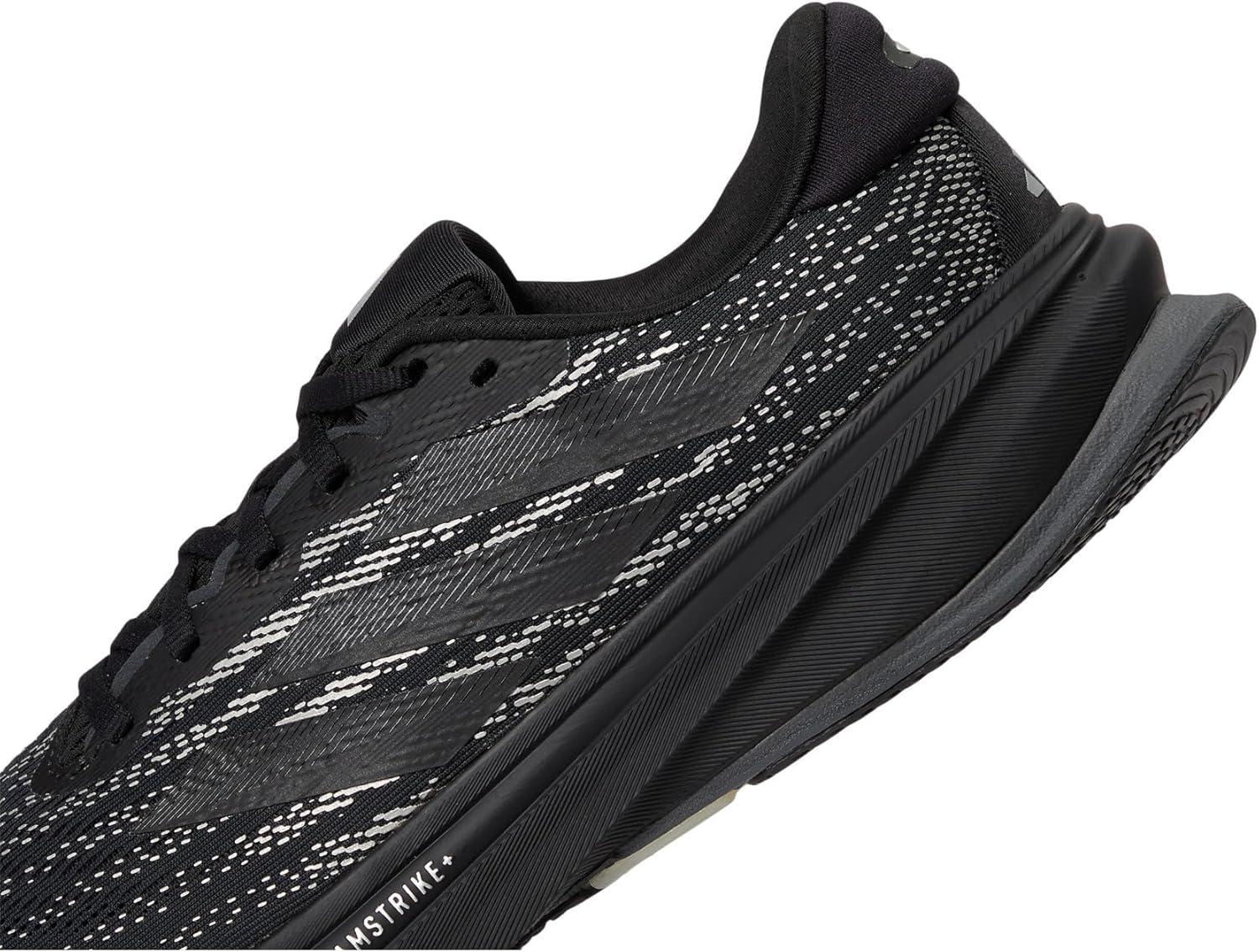 imageadidas Mens Supernova Rise 2 Running Shoes SneakerBlackBlackSilver Metallic