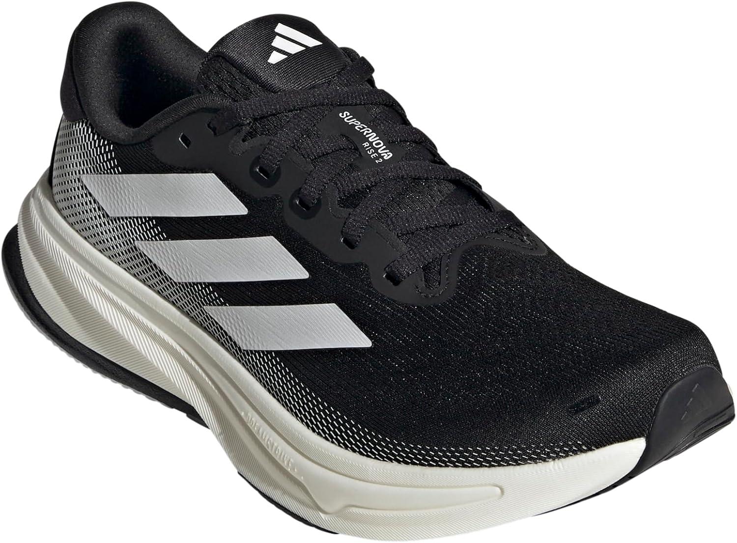 imageadidas Womens Supernova Rise 2 Running ShoesBlackZero MetallicCrystal White