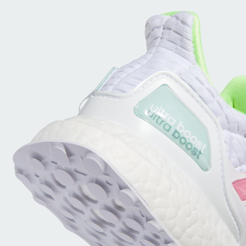 imageadidas Womens Ultraboost 10 Sustain SneakerWhiteBliss PinkLucid Lemon