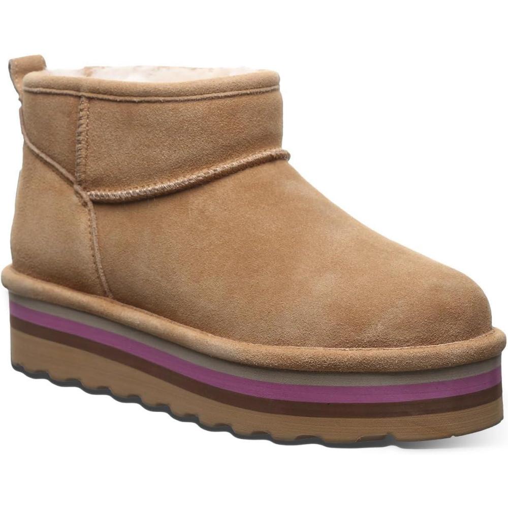 imageBEARPAW Womens Retro Shorty Morel BootIced Coffee