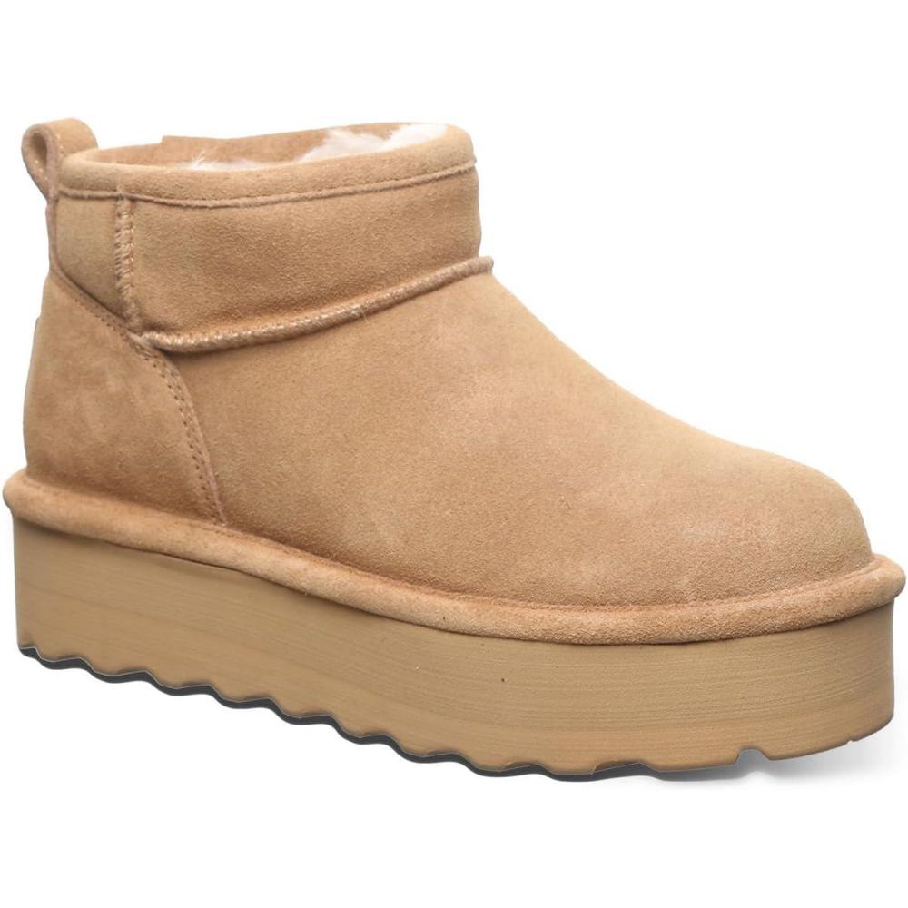 imageBEARPAW Womens Retro Shorty Morel BootIced Coffee Solid