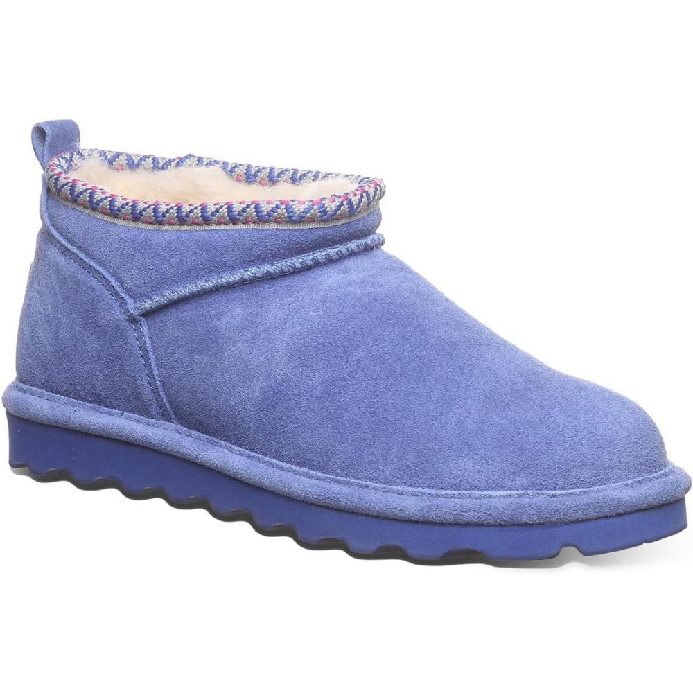 imageBEARPAW Womens Super Shorty Deco Multiple Colors Womens Ankle Boot Womens Slip On Boot Comfortable Winter BootUltramarine