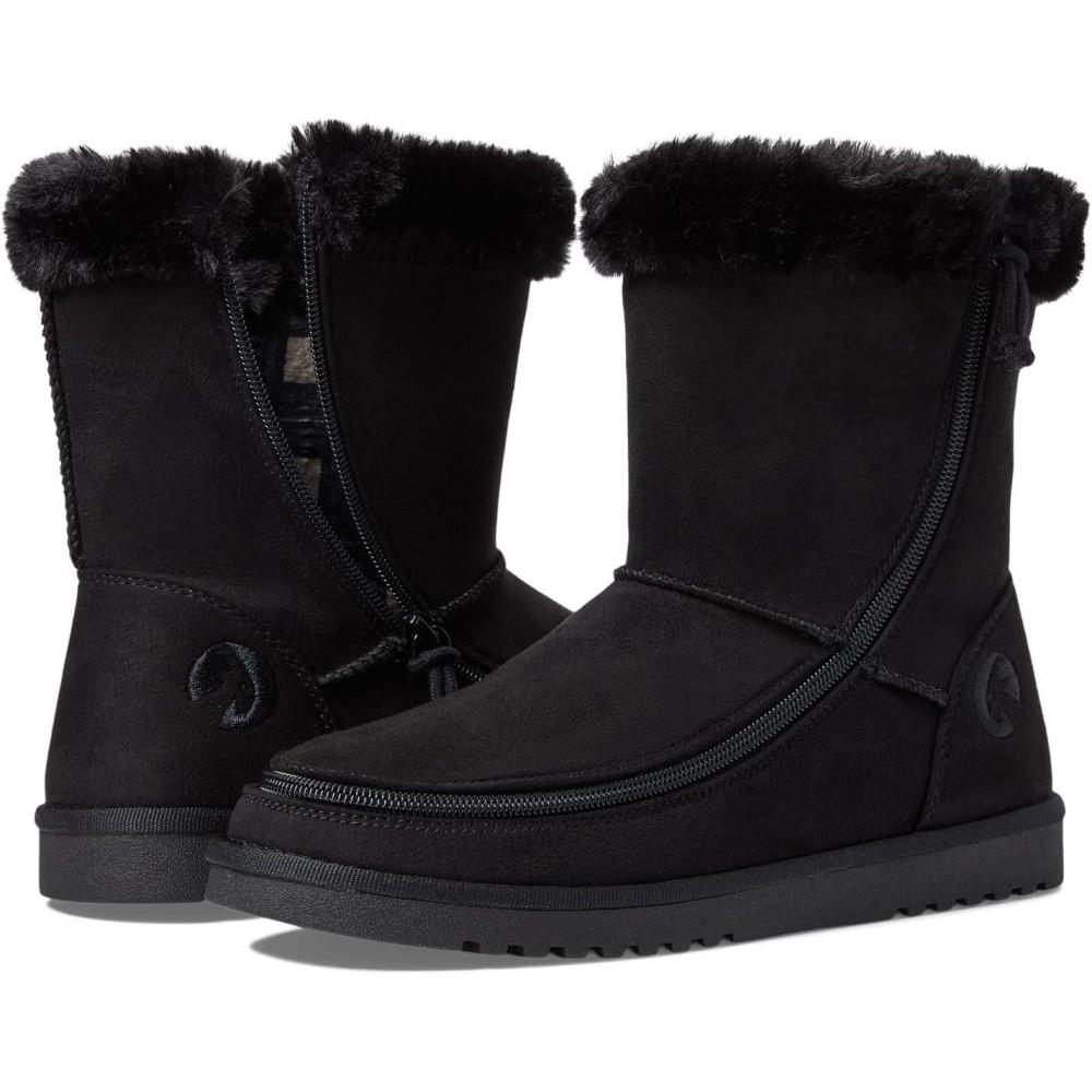 imageBILLY Footwear Cozy II Boots for Women Offers ManMade Insole Round Toe Silhouette and Zippered ClosureBlack