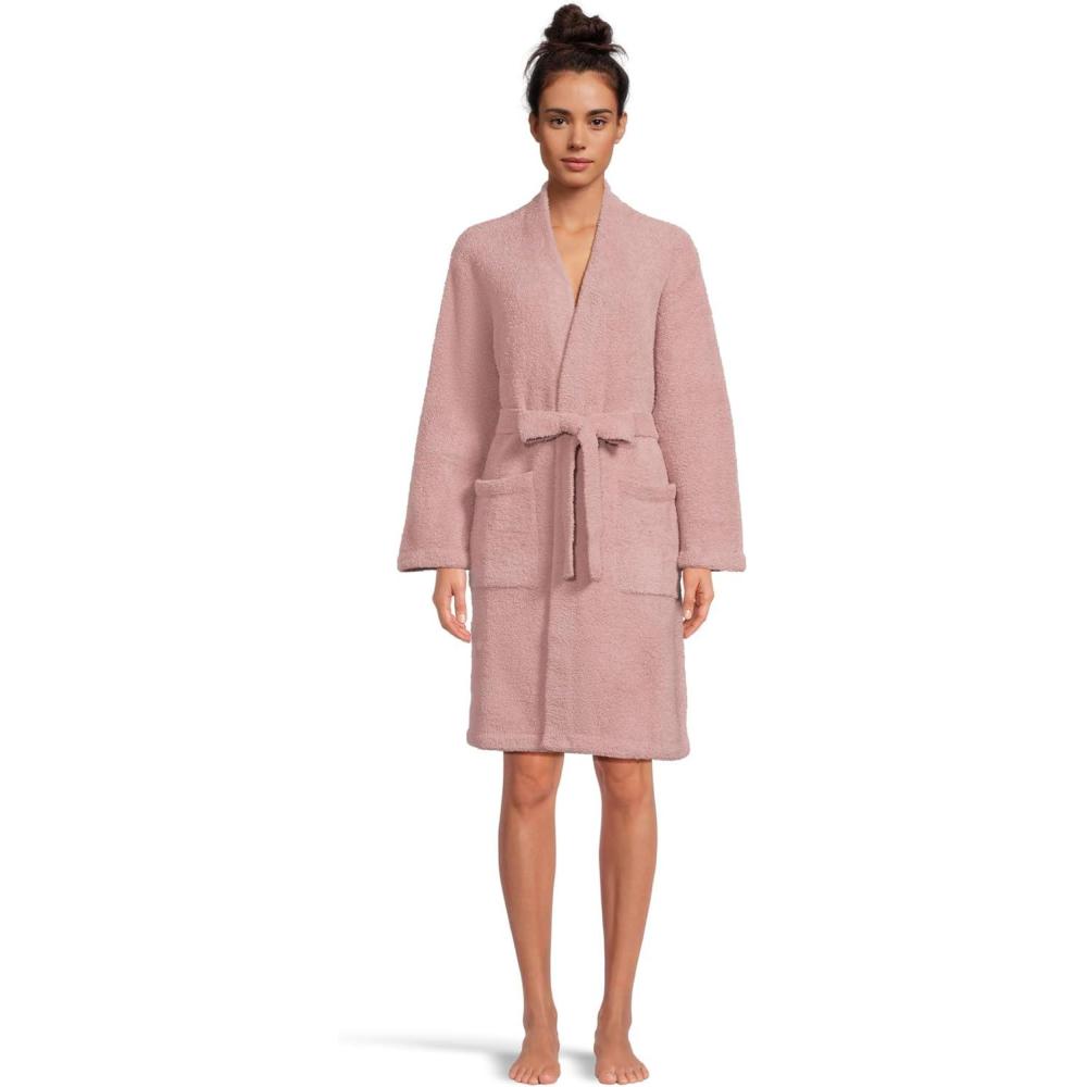 imageBarefoot Dreams womens Cozychic Solid RobeTeaberry