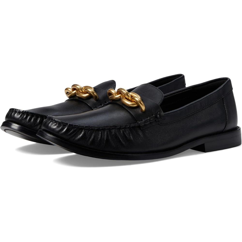 imageCOACH Jess Leather LoaferBlackGold