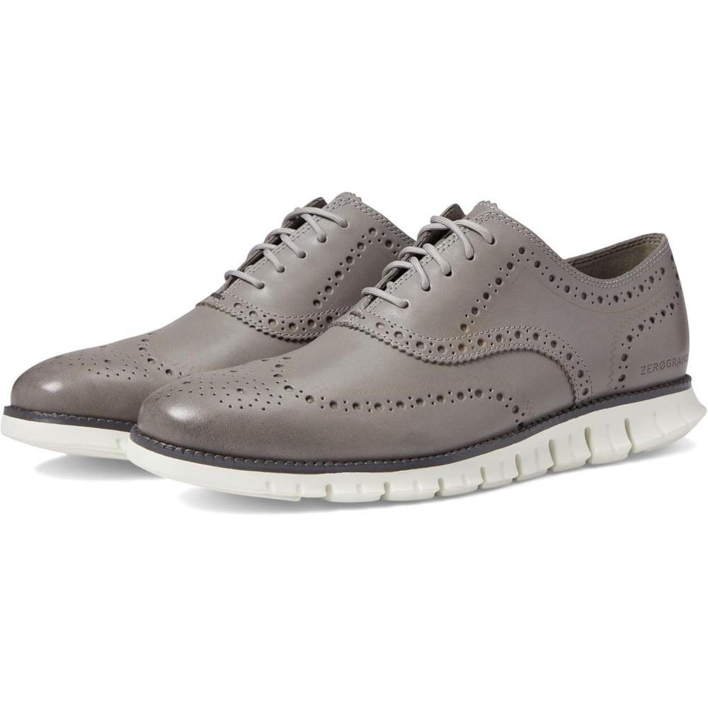imageCole Haan Mens Great Jones Wingtip OxfordIronstone Egret