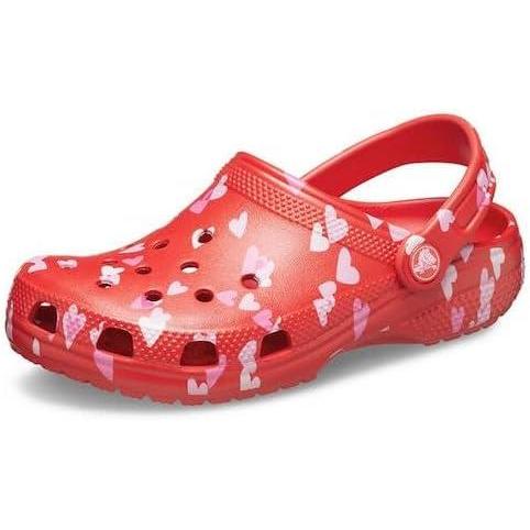 imageCrocs Kids Classic Patterns and Grpahics ClogsCherry Red