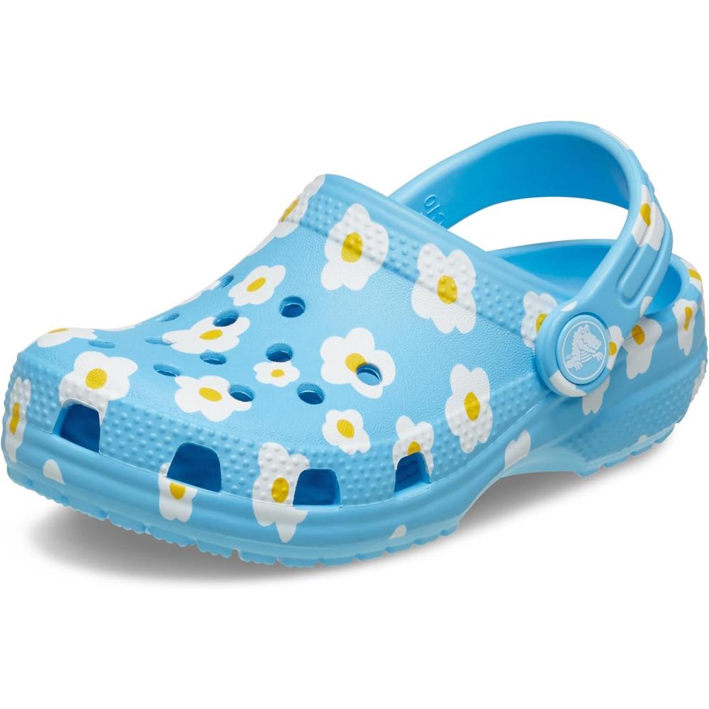 imageCrocs Kids Classic Patterns and Grpahics ClogsTinted Glass