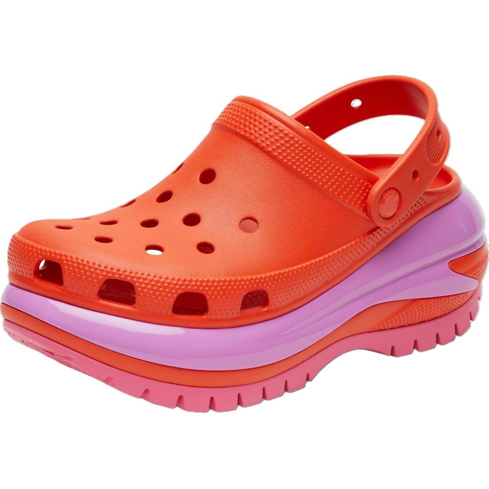 imageCrocs Unisex Adult Mega Crush ClogsLava