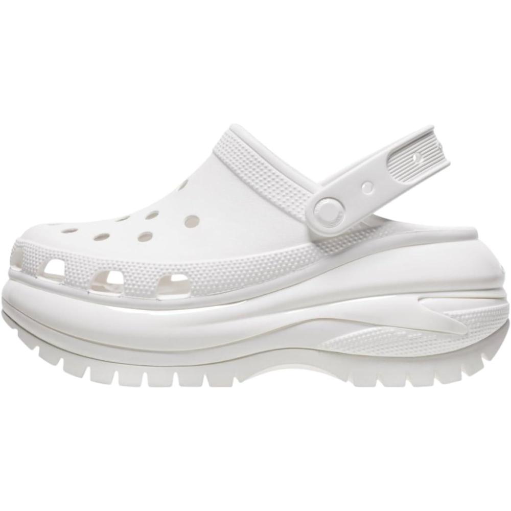imageCrocs Unisex Adult Mega Crush ClogsWhite