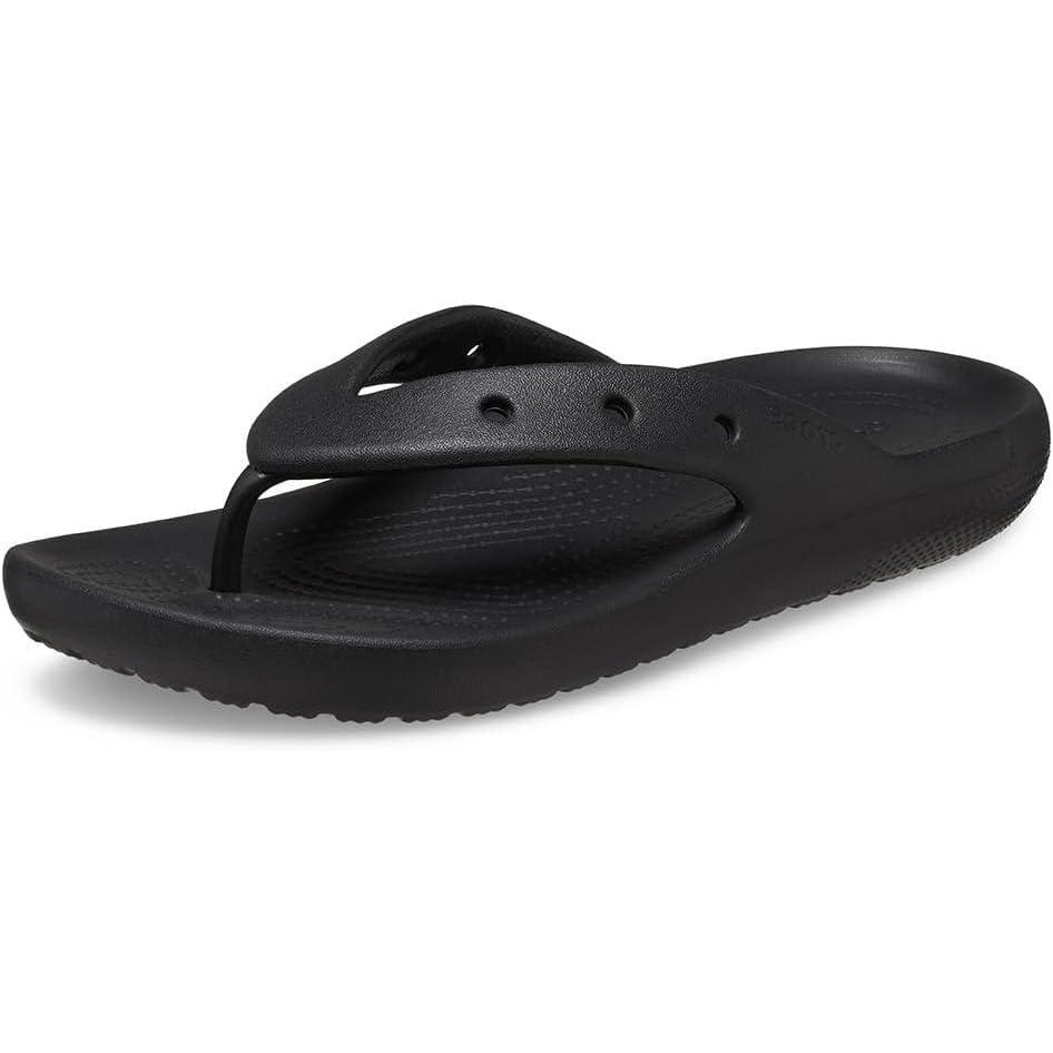 imageCrocs UnisexAdult Classic Flip V2 FlopBlack