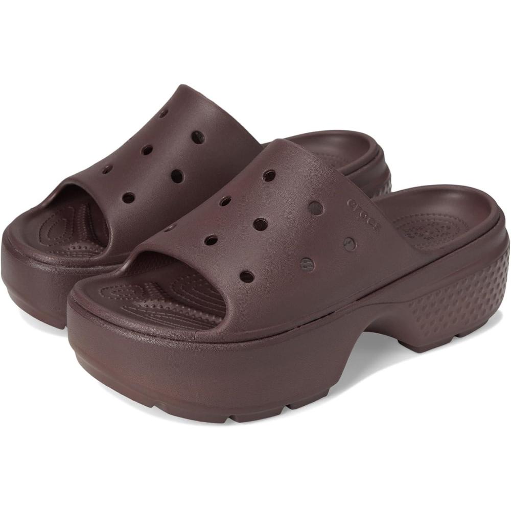 imageCrocs Womens Stomp SlidesMocha