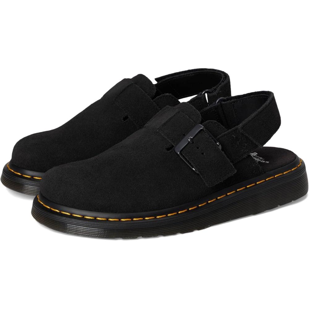 imageDr Martens Mens Jorge II Suede Slingback MulesBlack Eh Suede