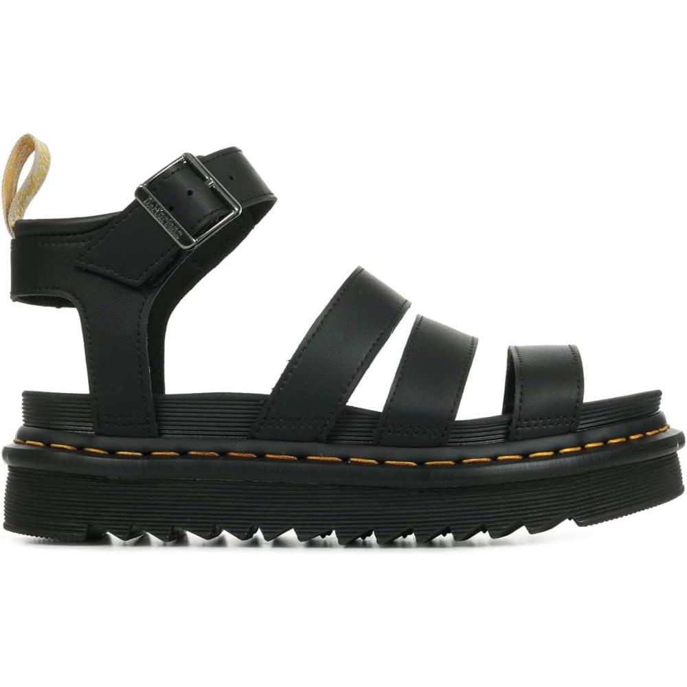 imageDr Martens Womens Vegan Blaire Fisherman SandalBlack Black Felix Rub Off and Black Soft Pu 001