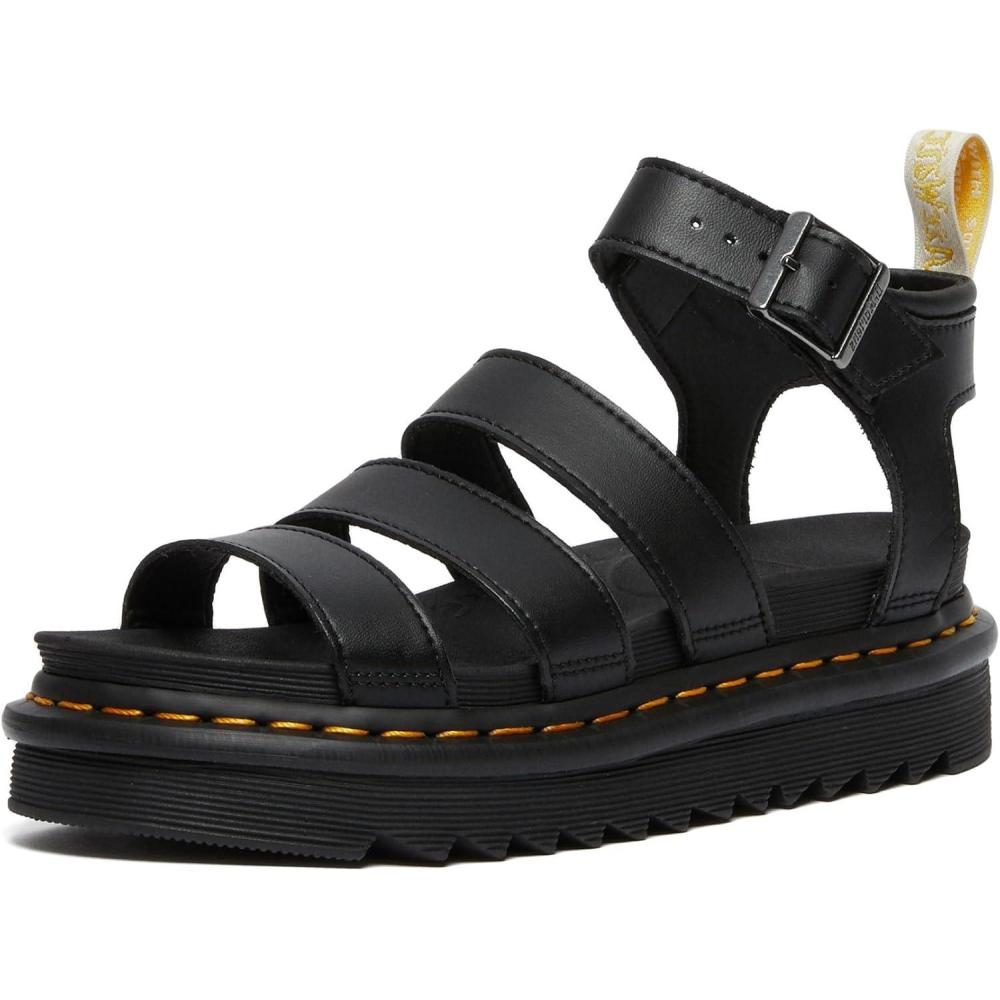 imageDr Martens Womens Vegan Blaire Fisherman SandalBlack Felix Rub Off