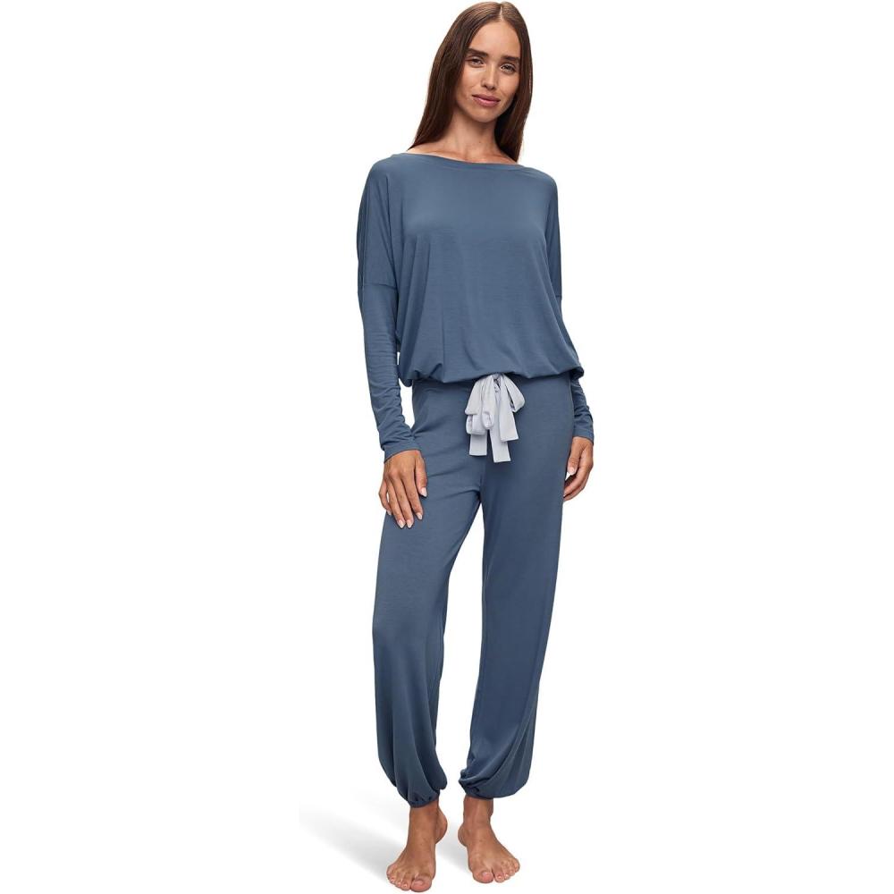 imageEberjey Gisele Slouchy SetCoastal BlueIce Blue