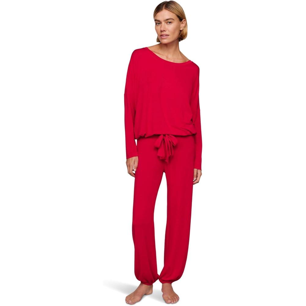 imageEberjey Gisele Slouchy SetHolly Red