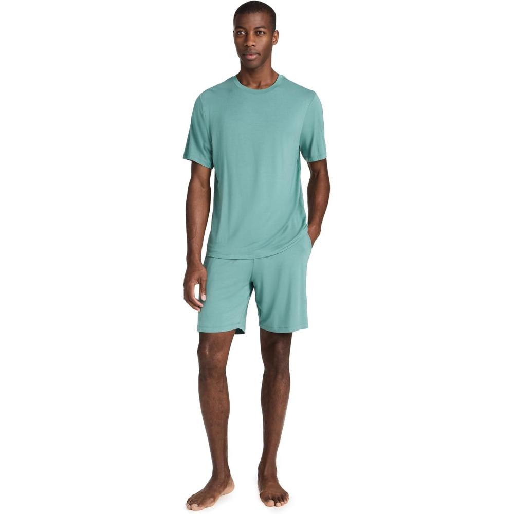 imageEberjey Mens William Modal Long PJ SetAgave