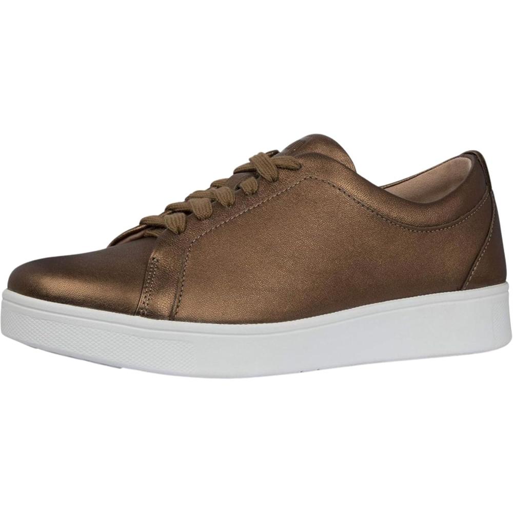 imageFitFlop Rally Leather SneakersBrown Bronze 012