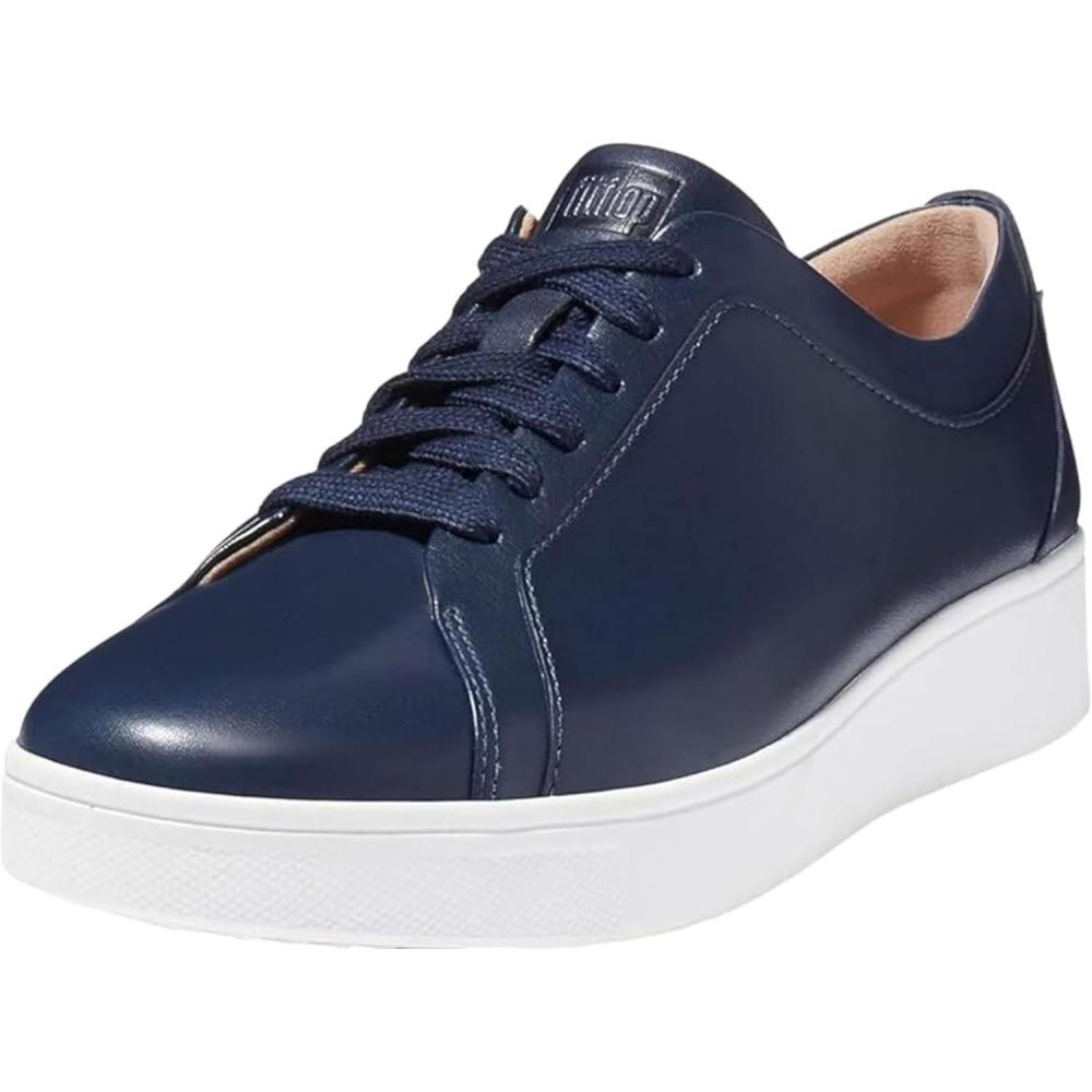 imageFitFlop Rally Leather SneakersMidnight Navy