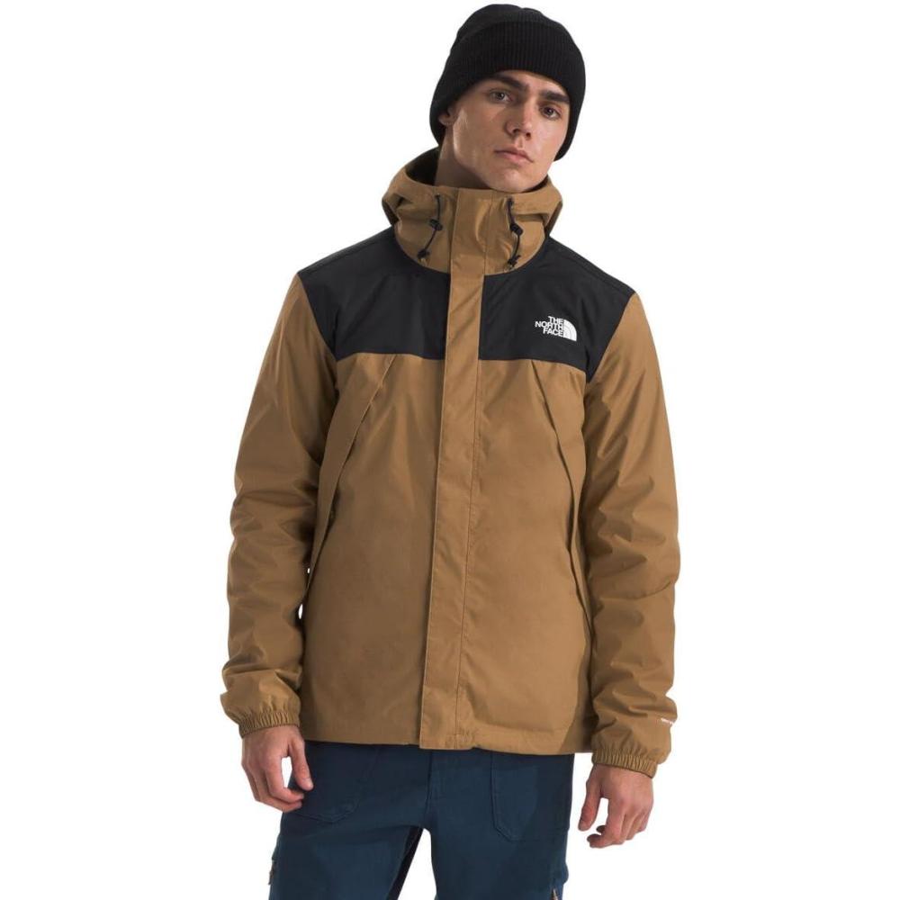 imageTHE NORTH FACE Mens Antora Triclimate PFAS FreeUtility BrownTnf Black