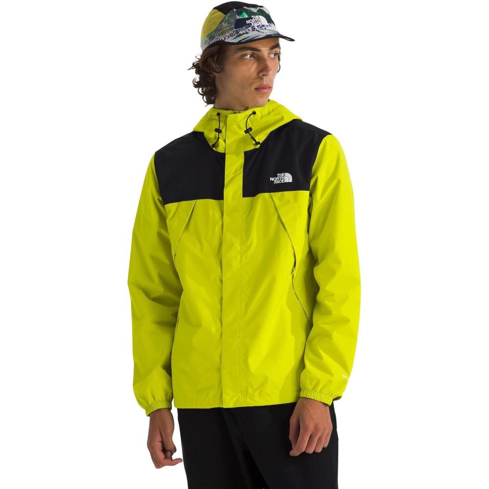 imageThe North Face Mens Antora Waterproof Jacket Standard and Big SizeSulphur Spring GreenTnf Black