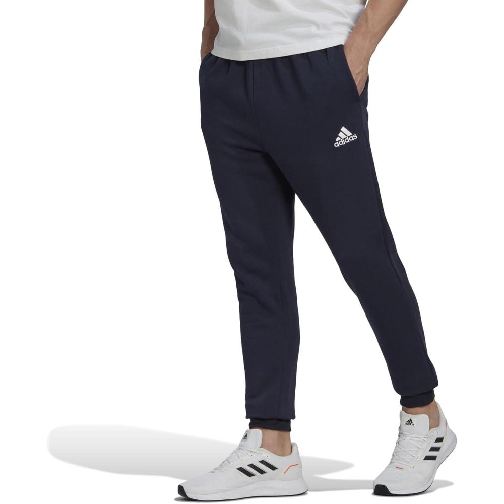 imageadidas Mens Essentials Tapered PantsInkWhite