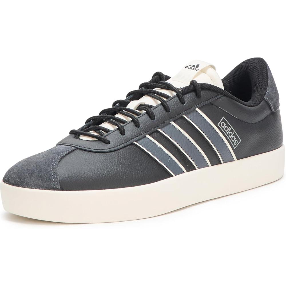 imageadidas Mens VL Court 30 ShoeBlackGreyWhite