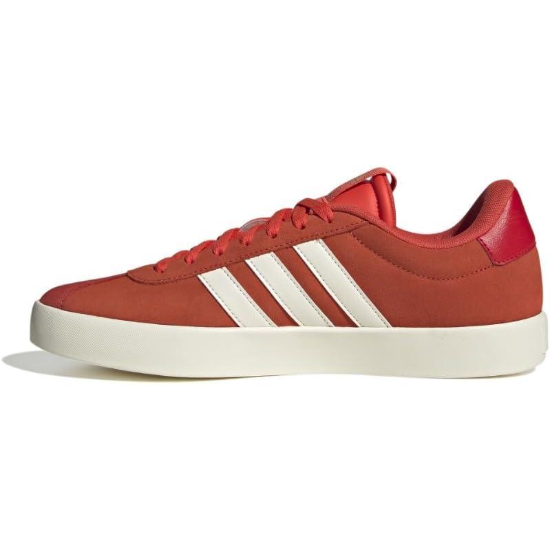 imageadidas Mens VL Court 30 ShoeBright RedWhiteBetter Scarlet