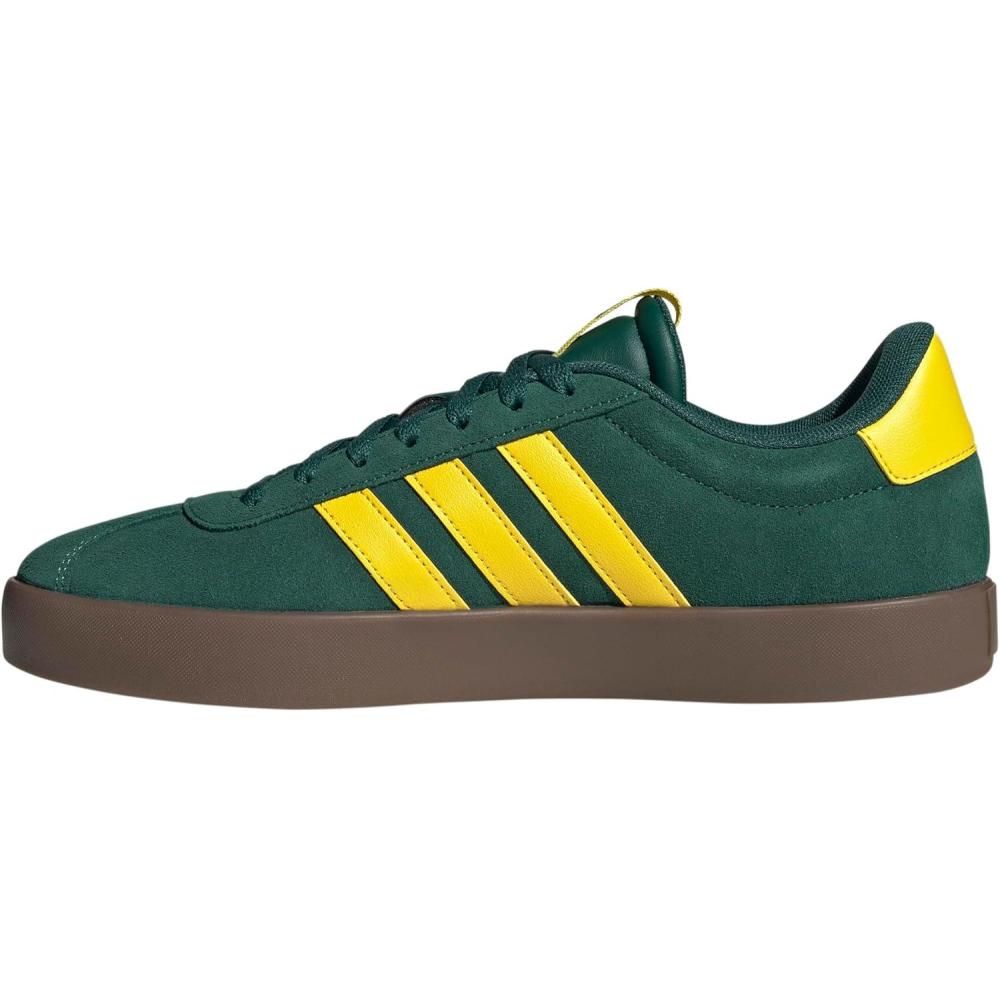 imageadidas Mens VL Court 30 ShoeCollegiate GreenYellowGold Metallic