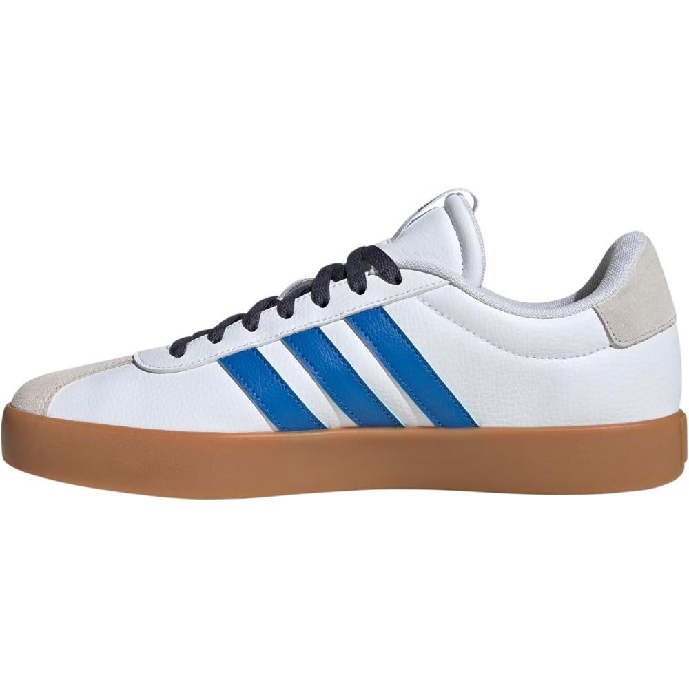 imageadidas Mens VL Court 30 ShoeWhiteBright RoyalShadow Navy