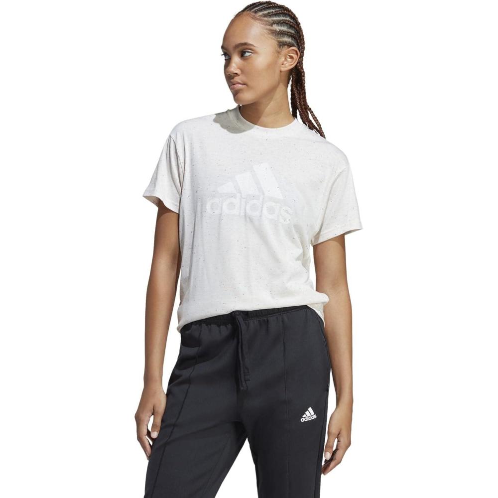 imageadidas Womens Future Icon Winners 30 TShirtWonder Quartz MelangeWhite