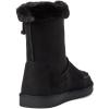 BILLY Footwear Cozy II Boots for Women Offers Man-Made Insole, Round Toe Silhouette, and Zippered Closure(Black)