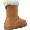 BILLY Footwear Cozy II Boots for Women Offers Man-Made Insole, Round Toe Silhouette, and Zippered Closure(Chestnut)