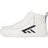 BILLY Footwear Men’s Billy Cs High Top Sneaker(White/Black)