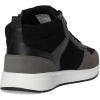 BILLY Footwear Men’s Comfort Dz High Sneaker(Black/Black/Charcoal)