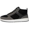 BILLY Footwear Men’s Comfort Dz High Sneaker(Black/Black/Charcoal)