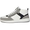 BILLY Footwear Men’s Comfort Dz High Sneaker(White/Black/Grey)